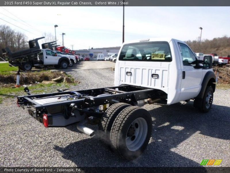 Oxford White / Steel 2015 Ford F450 Super Duty XL Regular Cab Chassis
