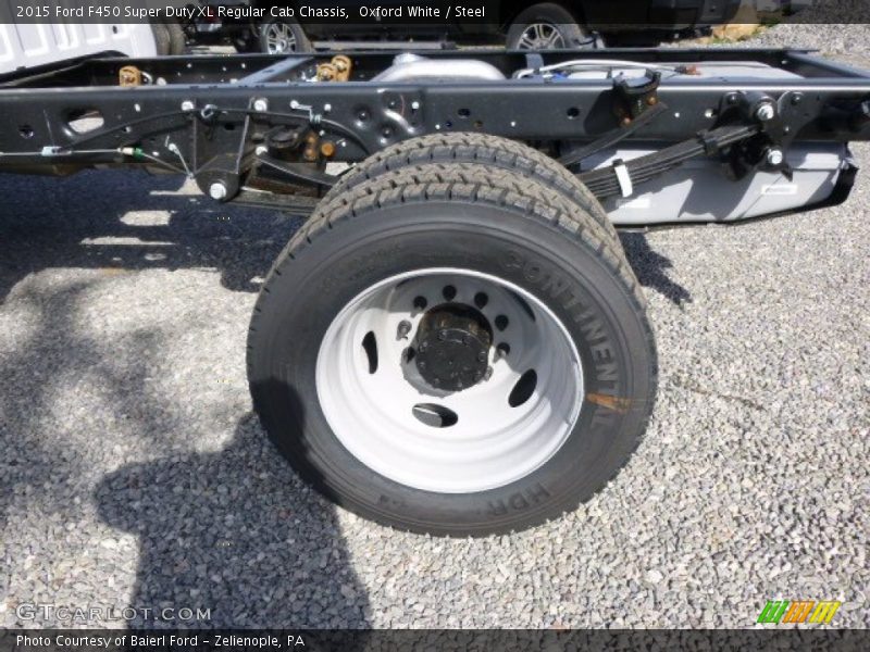 Oxford White / Steel 2015 Ford F450 Super Duty XL Regular Cab Chassis