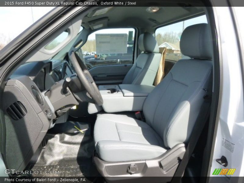 Oxford White / Steel 2015 Ford F450 Super Duty XL Regular Cab Chassis