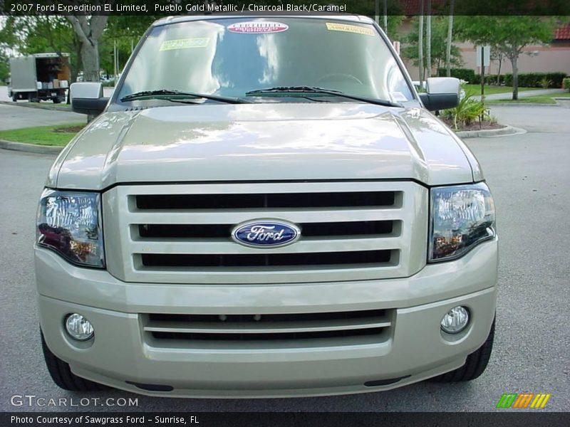 Pueblo Gold Metallic / Charcoal Black/Caramel 2007 Ford Expedition EL Limited