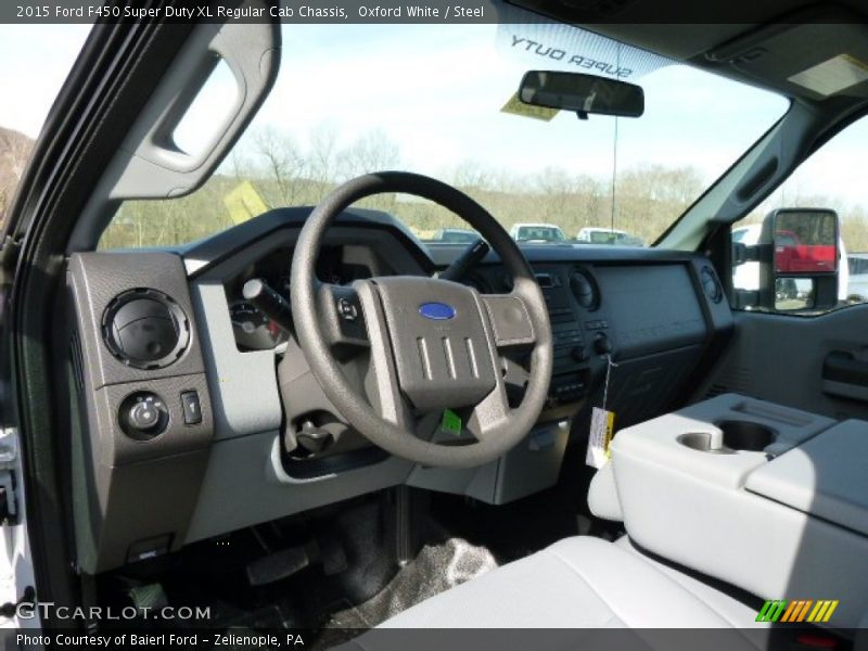 Oxford White / Steel 2015 Ford F450 Super Duty XL Regular Cab Chassis