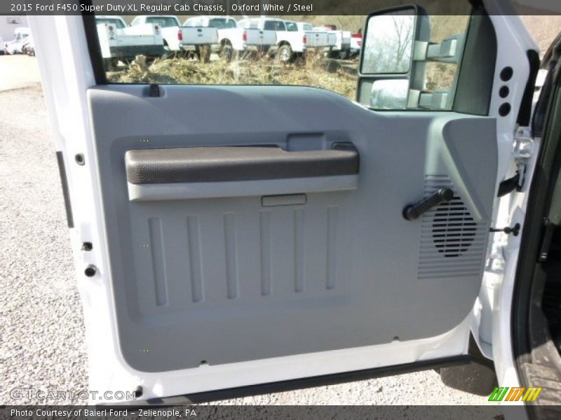Oxford White / Steel 2015 Ford F450 Super Duty XL Regular Cab Chassis