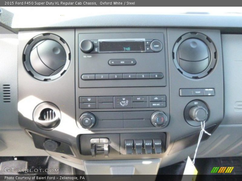 Oxford White / Steel 2015 Ford F450 Super Duty XL Regular Cab Chassis