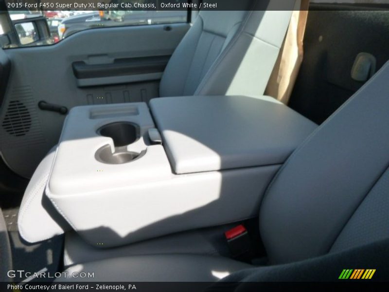 Oxford White / Steel 2015 Ford F450 Super Duty XL Regular Cab Chassis