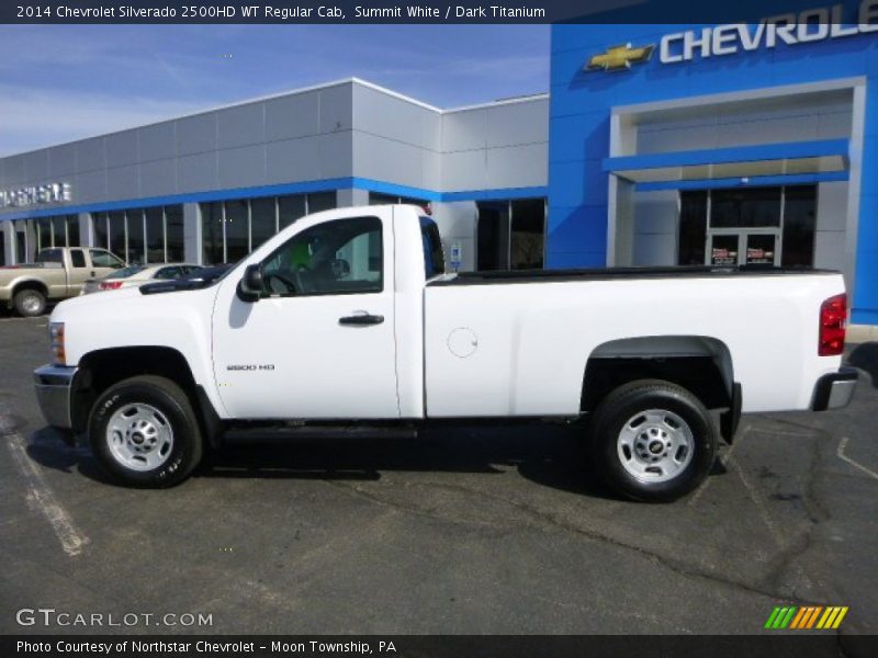 Summit White / Dark Titanium 2014 Chevrolet Silverado 2500HD WT Regular Cab