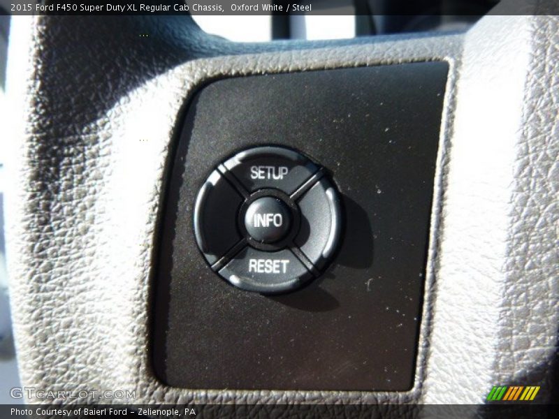 Oxford White / Steel 2015 Ford F450 Super Duty XL Regular Cab Chassis