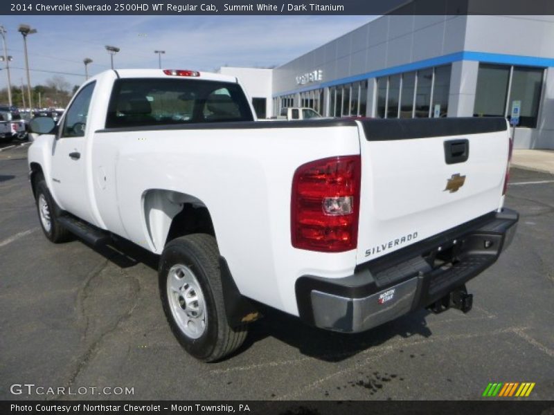 Summit White / Dark Titanium 2014 Chevrolet Silverado 2500HD WT Regular Cab