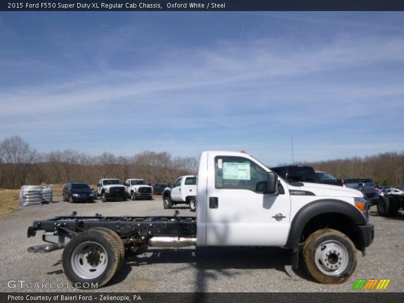 Oxford White / Steel 2015 Ford F550 Super Duty XL Regular Cab Chassis
