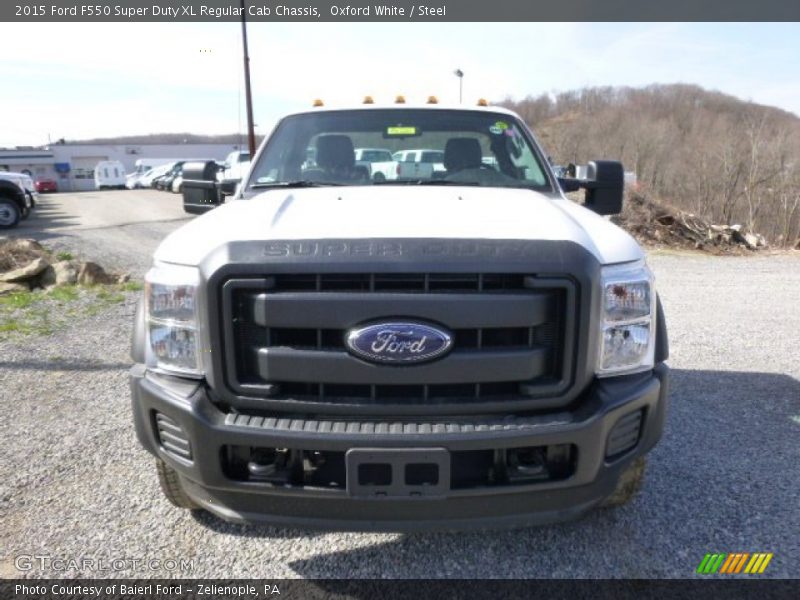 Oxford White / Steel 2015 Ford F550 Super Duty XL Regular Cab Chassis