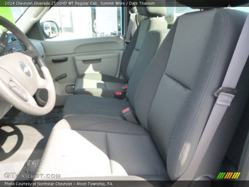Summit White / Dark Titanium 2014 Chevrolet Silverado 2500HD WT Regular Cab