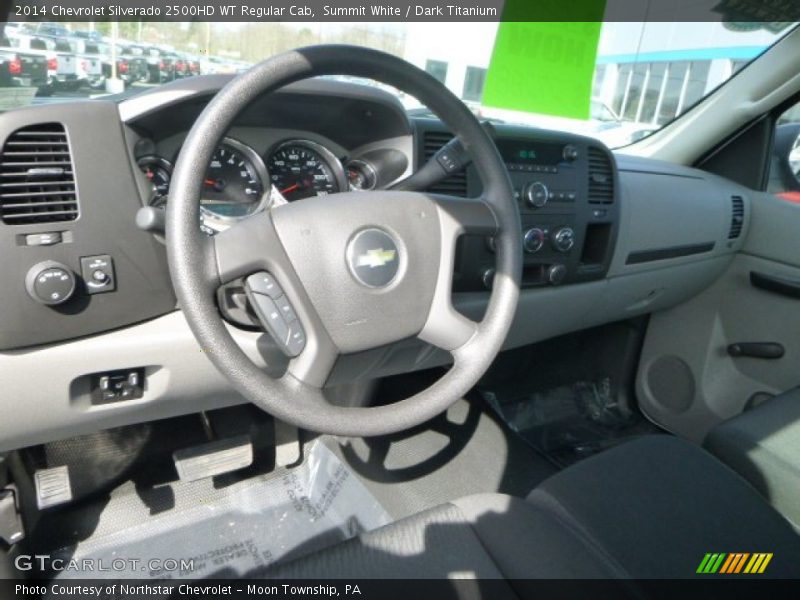 Summit White / Dark Titanium 2014 Chevrolet Silverado 2500HD WT Regular Cab