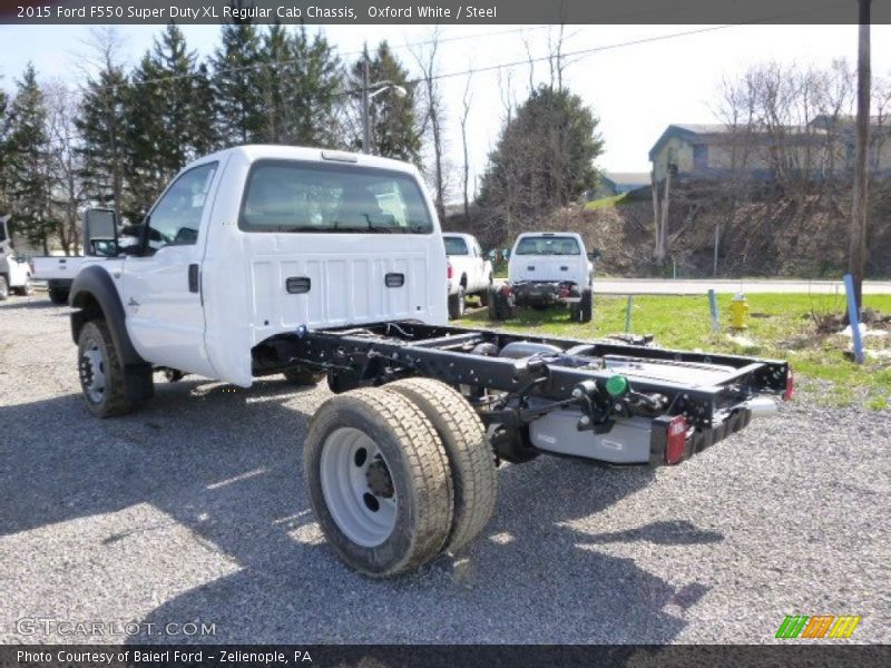 Oxford White / Steel 2015 Ford F550 Super Duty XL Regular Cab Chassis