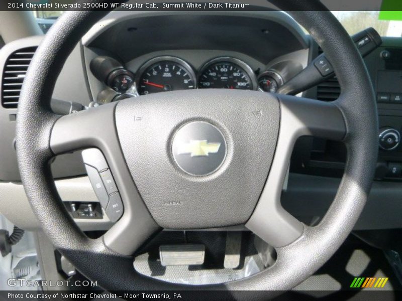 Summit White / Dark Titanium 2014 Chevrolet Silverado 2500HD WT Regular Cab