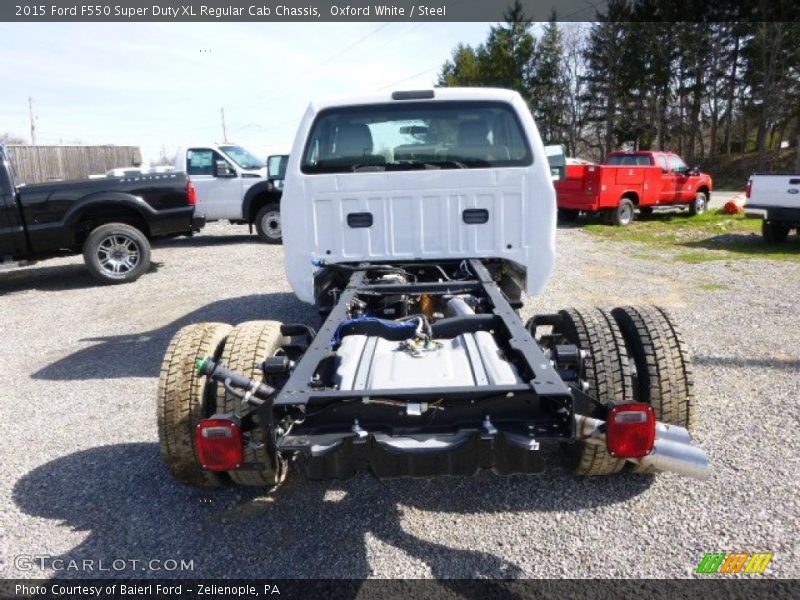 Oxford White / Steel 2015 Ford F550 Super Duty XL Regular Cab Chassis