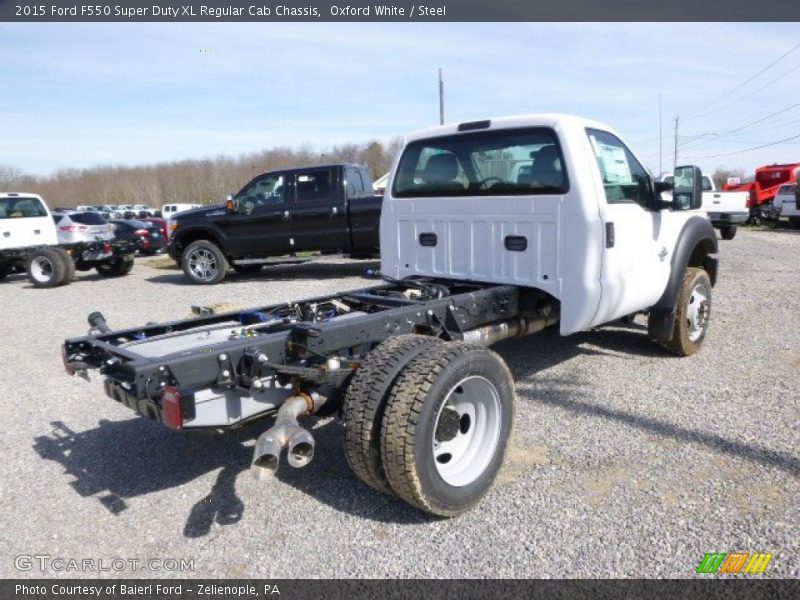 Oxford White / Steel 2015 Ford F550 Super Duty XL Regular Cab Chassis
