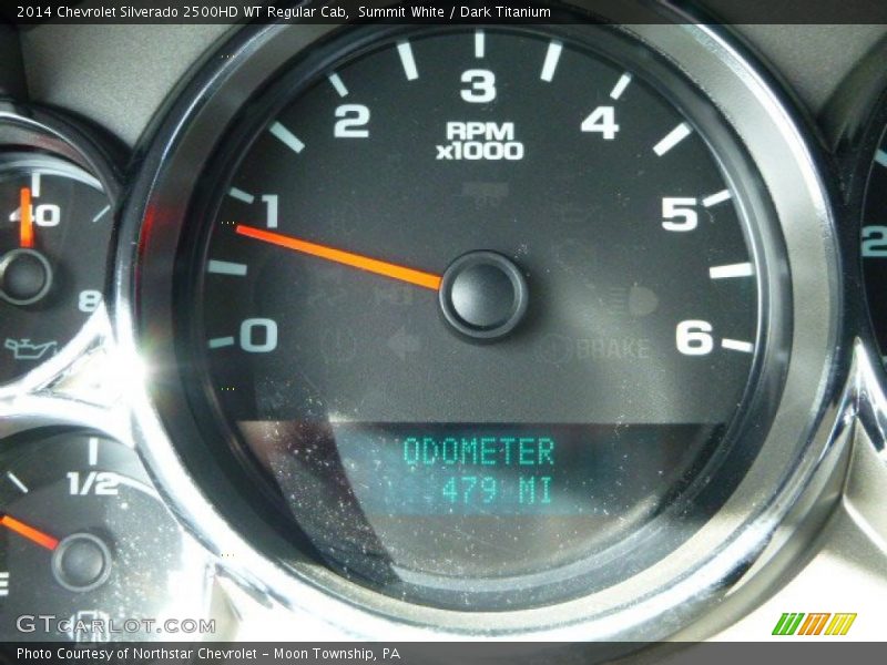 Summit White / Dark Titanium 2014 Chevrolet Silverado 2500HD WT Regular Cab