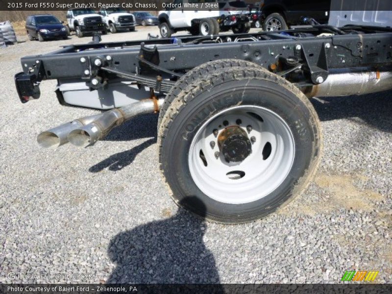 Oxford White / Steel 2015 Ford F550 Super Duty XL Regular Cab Chassis