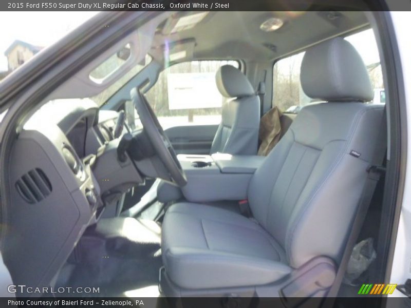 Oxford White / Steel 2015 Ford F550 Super Duty XL Regular Cab Chassis