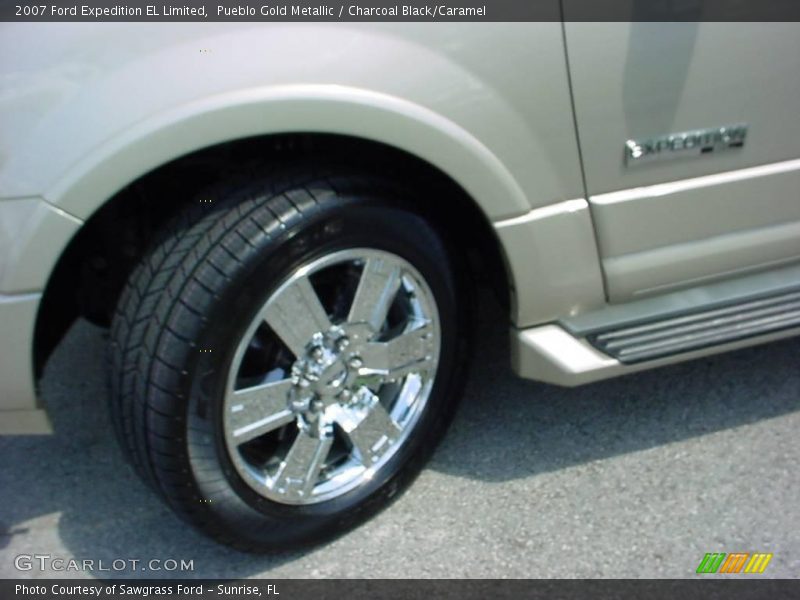 Pueblo Gold Metallic / Charcoal Black/Caramel 2007 Ford Expedition EL Limited