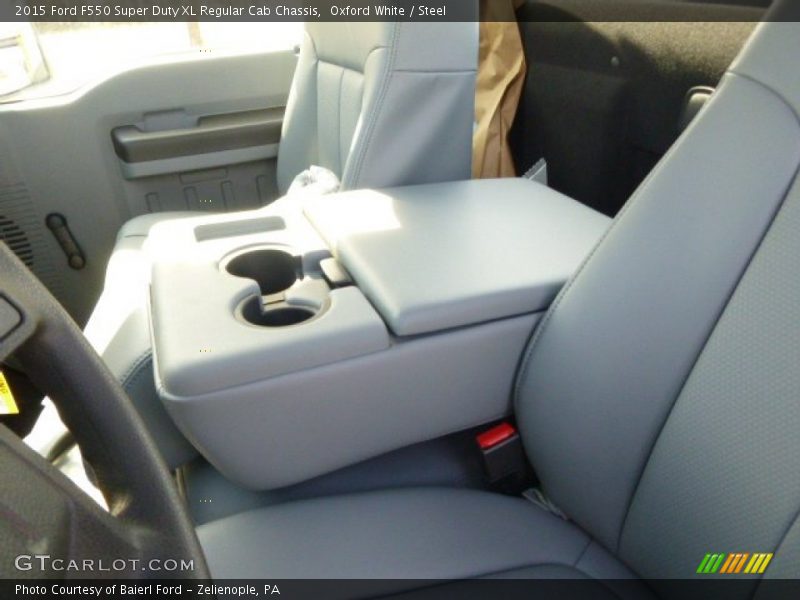 Oxford White / Steel 2015 Ford F550 Super Duty XL Regular Cab Chassis