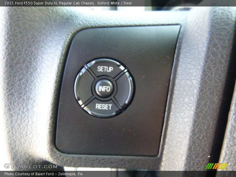 Oxford White / Steel 2015 Ford F550 Super Duty XL Regular Cab Chassis
