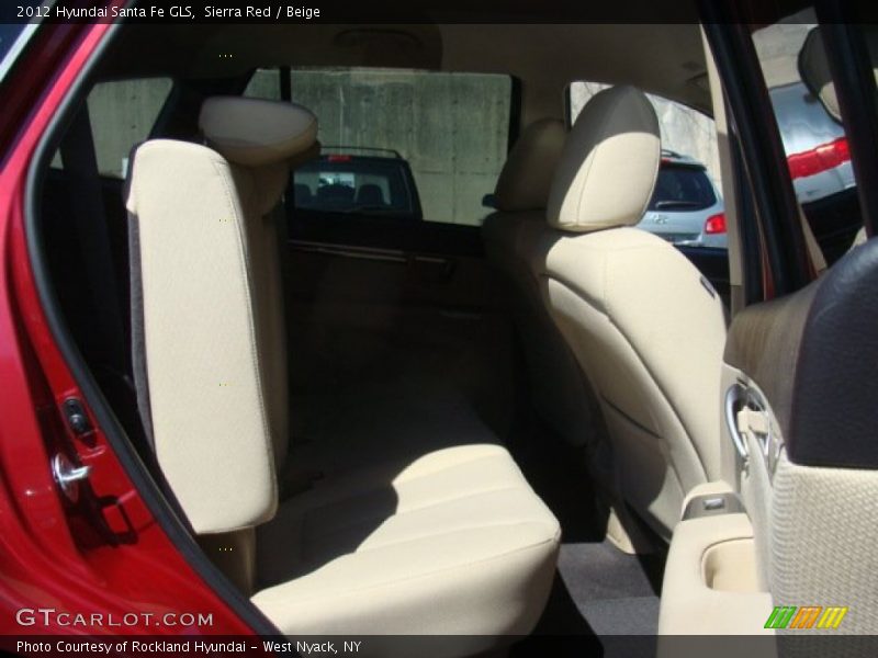 Sierra Red / Beige 2012 Hyundai Santa Fe GLS