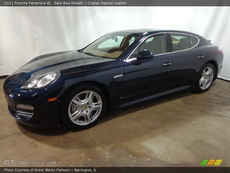 Dark Blue Metallic / Cognac Natural Leather 2011 Porsche Panamera 4S