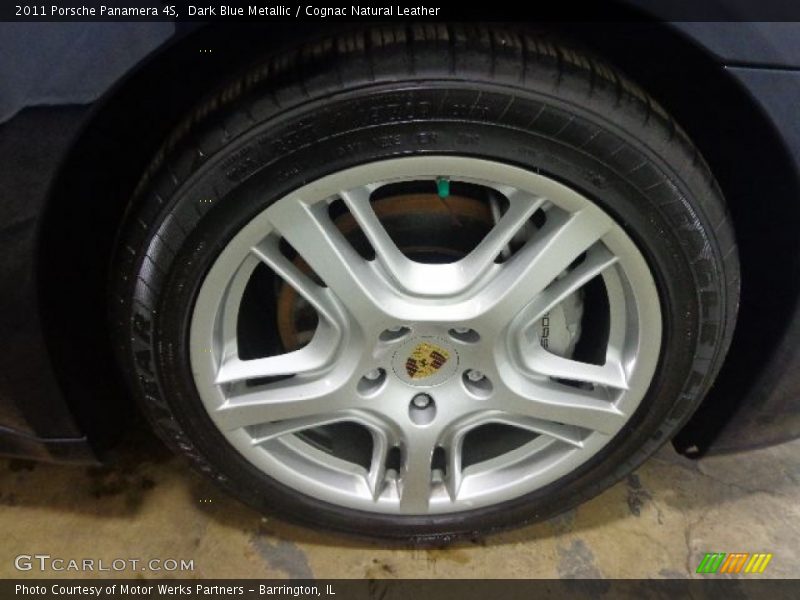 Dark Blue Metallic / Cognac Natural Leather 2011 Porsche Panamera 4S