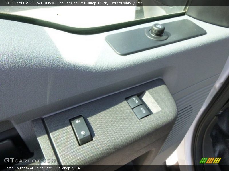 Oxford White / Steel 2014 Ford F550 Super Duty XL Regular Cab 4x4 Dump Truck