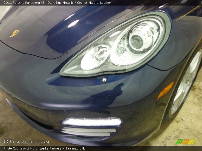 Dark Blue Metallic / Cognac Natural Leather 2011 Porsche Panamera 4S