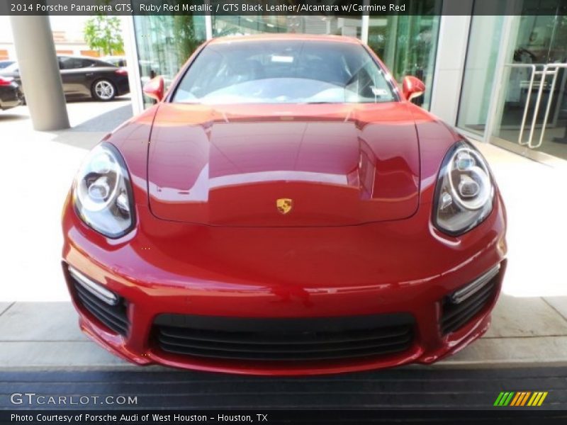 Ruby Red Metallic / GTS Black Leather/Alcantara w/Carmine Red 2014 Porsche Panamera GTS