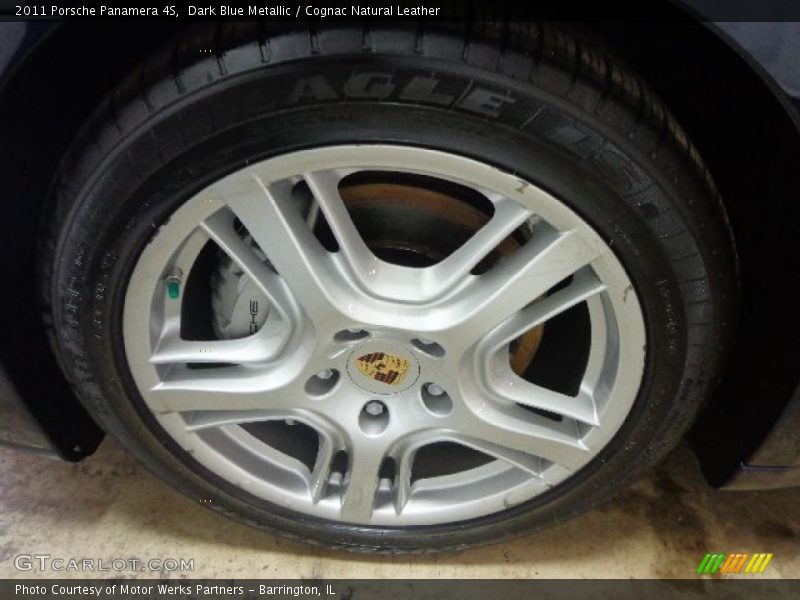 Dark Blue Metallic / Cognac Natural Leather 2011 Porsche Panamera 4S