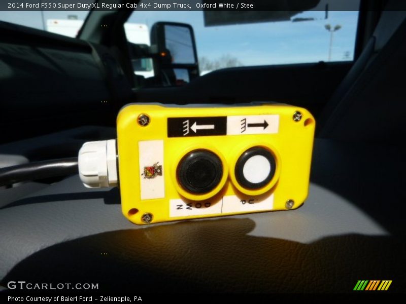 Oxford White / Steel 2014 Ford F550 Super Duty XL Regular Cab 4x4 Dump Truck