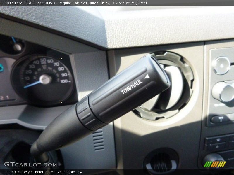 Oxford White / Steel 2014 Ford F550 Super Duty XL Regular Cab 4x4 Dump Truck