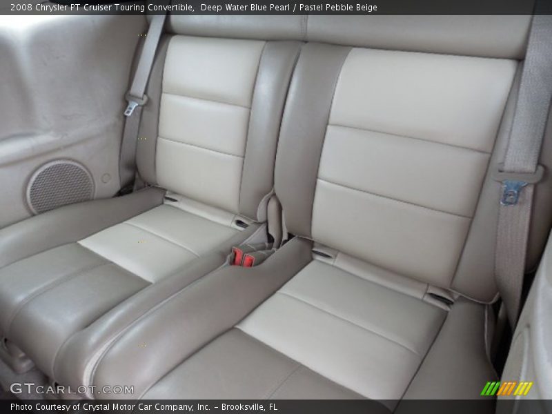 Deep Water Blue Pearl / Pastel Pebble Beige 2008 Chrysler PT Cruiser Touring Convertible