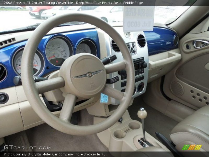 Dashboard of 2008 PT Cruiser Touring Convertible