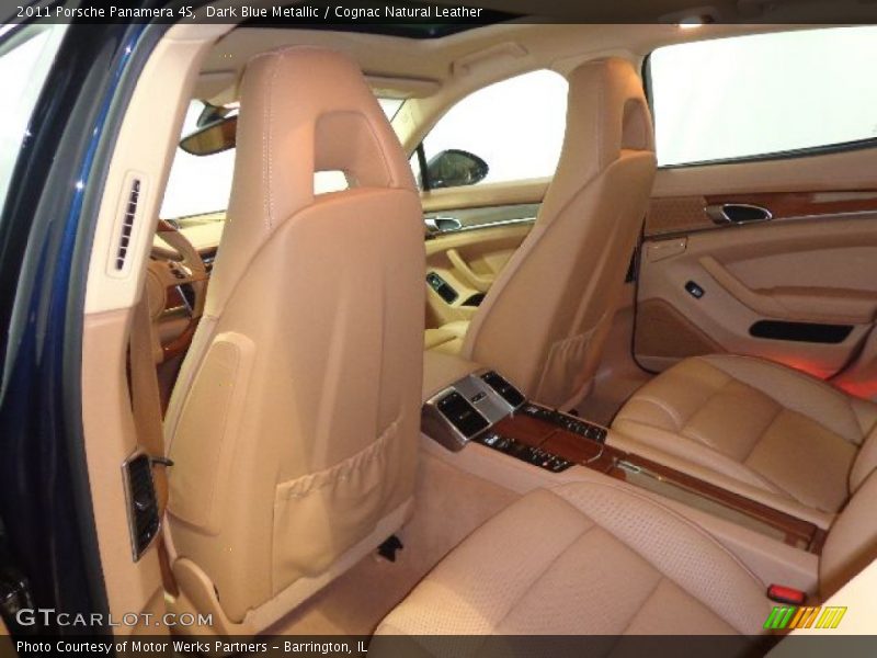 Dark Blue Metallic / Cognac Natural Leather 2011 Porsche Panamera 4S