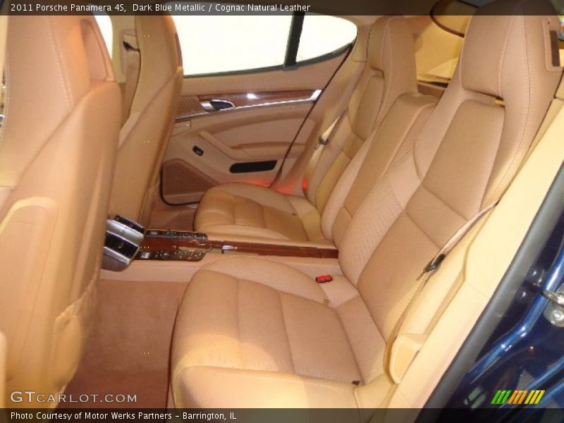 Dark Blue Metallic / Cognac Natural Leather 2011 Porsche Panamera 4S