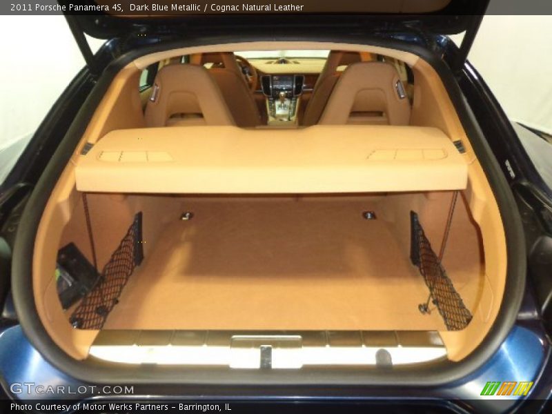 Dark Blue Metallic / Cognac Natural Leather 2011 Porsche Panamera 4S
