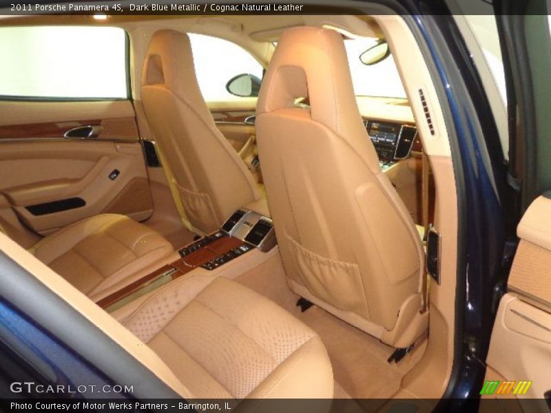 Dark Blue Metallic / Cognac Natural Leather 2011 Porsche Panamera 4S