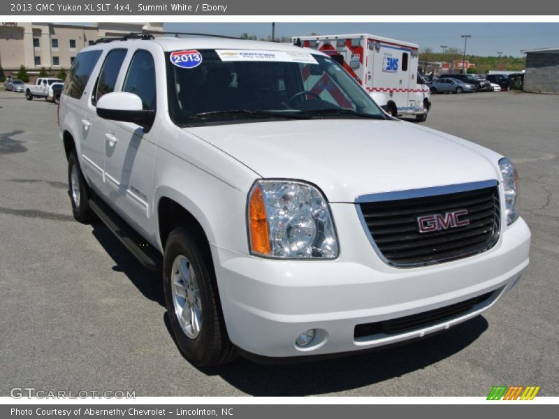 Summit White / Ebony 2013 GMC Yukon XL SLT 4x4