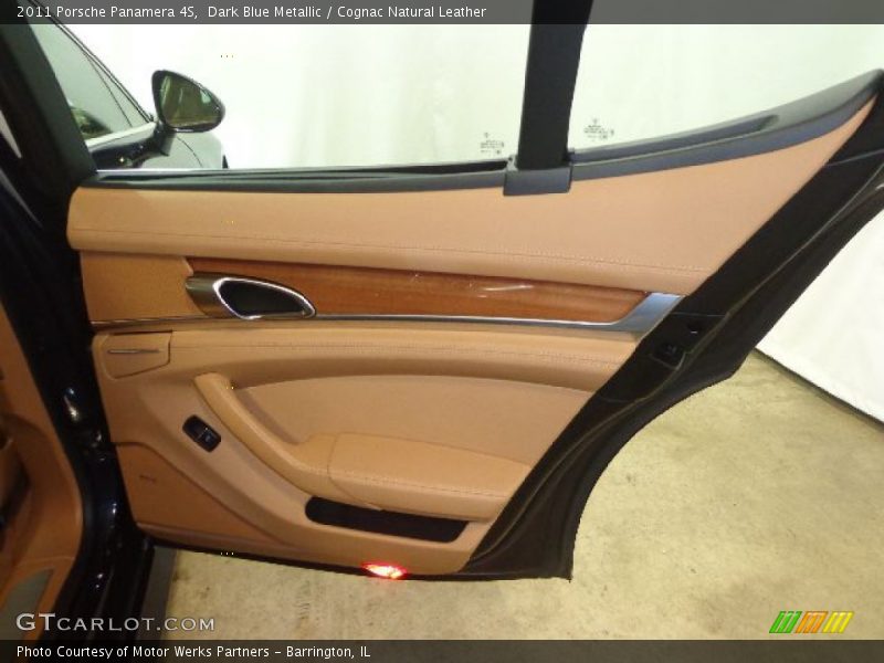 Dark Blue Metallic / Cognac Natural Leather 2011 Porsche Panamera 4S