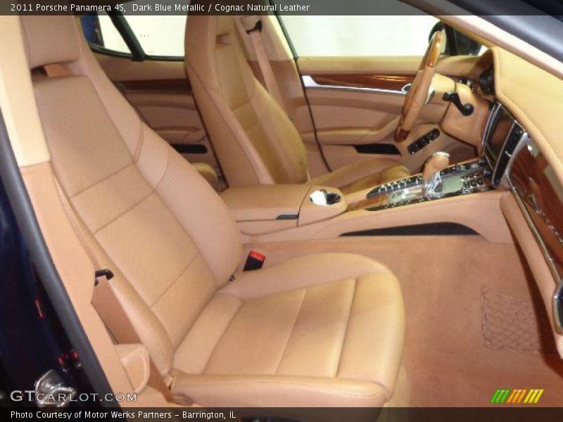 Dark Blue Metallic / Cognac Natural Leather 2011 Porsche Panamera 4S