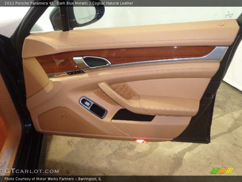 Dark Blue Metallic / Cognac Natural Leather 2011 Porsche Panamera 4S