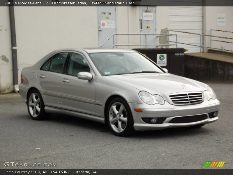 Pewter Silver Metallic / Ash 2005 Mercedes-Benz C 230 Kompressor Sedan
