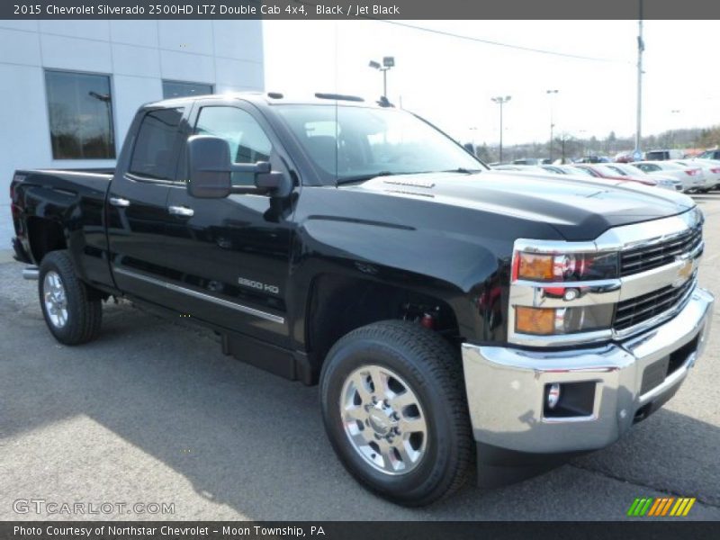 Black / Jet Black 2015 Chevrolet Silverado 2500HD LTZ Double Cab 4x4