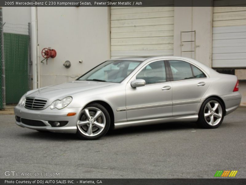 Pewter Silver Metallic / Ash 2005 Mercedes-Benz C 230 Kompressor Sedan