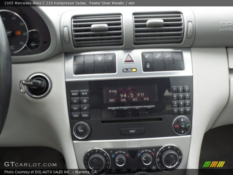 Pewter Silver Metallic / Ash 2005 Mercedes-Benz C 230 Kompressor Sedan