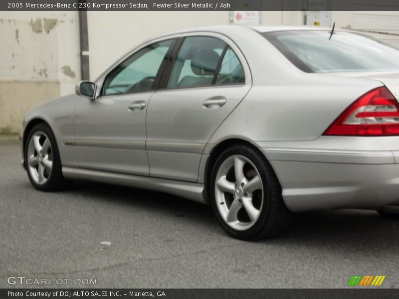 Pewter Silver Metallic / Ash 2005 Mercedes-Benz C 230 Kompressor Sedan