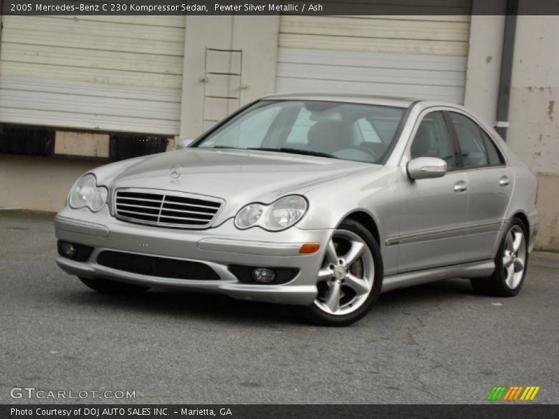 Pewter Silver Metallic / Ash 2005 Mercedes-Benz C 230 Kompressor Sedan